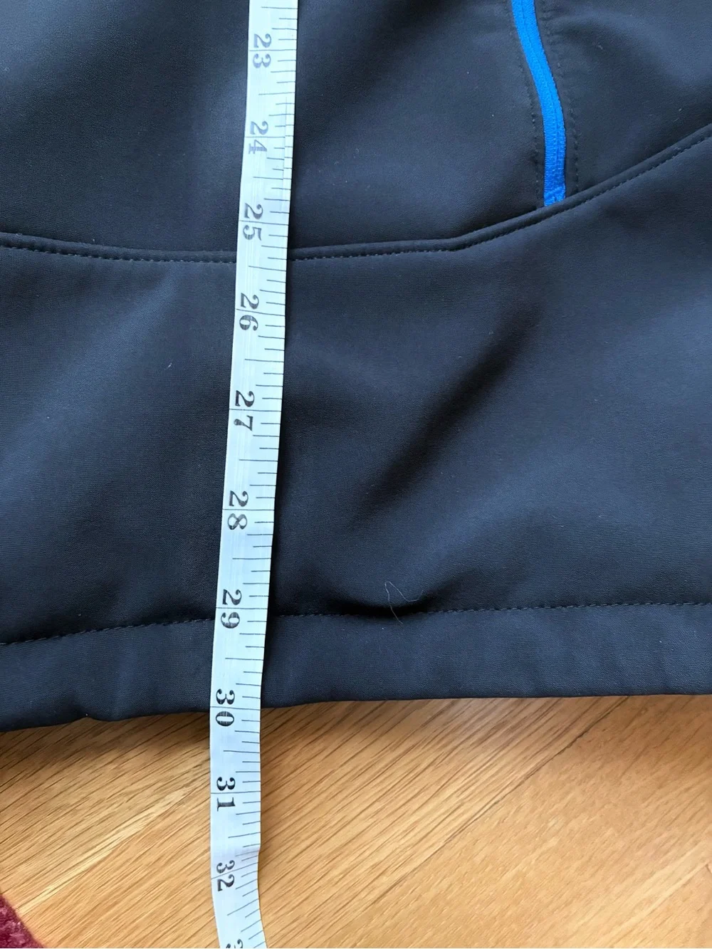 The North Face Men’s Apex Bionic Jacket Black with Blue Fleece Lining Size XXL